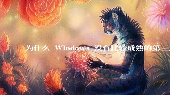 为什么 Windows 没有比较成熟的第三方桌面环境（explorer.exe）？