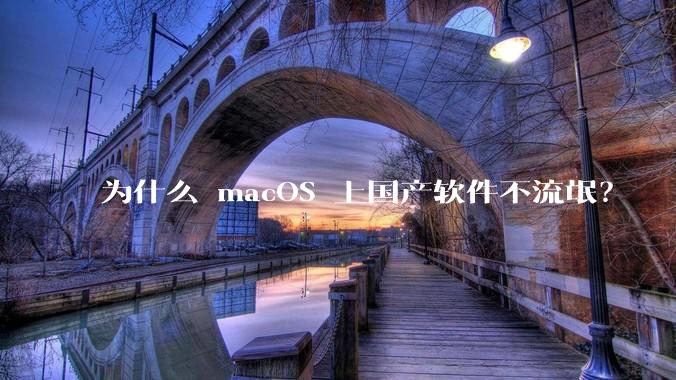 为什么 macOS 上国产软件不流氓？